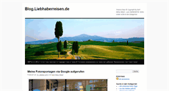 Desktop Screenshot of liebhaberreisen.de